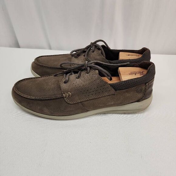 Clarks Men\'s Size 13 Gorwin Moc Sneaker Suede Comfort R main image 3
